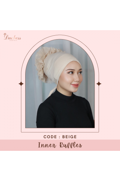 Inner Ruffles Kepok-Kepok - Beige Inner Ruffles Kepok-Kepok - Beige